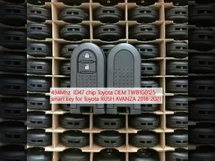 434MHz ID47 Chip Toyota OEM TWB1G0125 llave inteligente para Toyota RUSH AVANZA 2018-2021