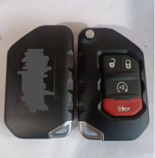 comprar 433Mhz 3+1 gladiador sin llave del botón OHT1130261 Flip Key For Jeep Wrangler Fabricación en línea