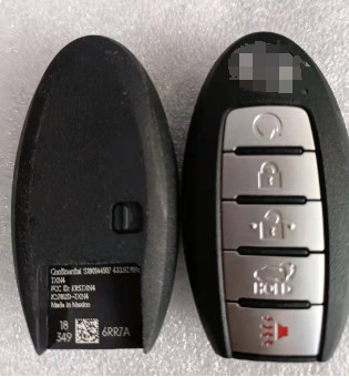 comprar 433Mhz 4+1 botón 4A Chip S180144507 KR5TXN4 llave inteligente para Nissan Rouge Fabricación en línea