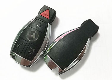 comprar Cuchilla no incluida plástica de la FCC IYZDC12K del mando del Keyless Entry del botón del llavero 4 del Benz del material Fabricación en línea
