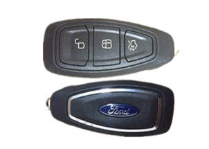 comprar El llavero de la fiesta de 7S7T 15K601 ED Ford, 3 abotona el llavero remoto de Ford Focus 433 megaciclos Fabricación en línea