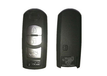 comprar Llavero remoto del botón del color 3 del negro de la llave del coche de SKE13E-01 433 megaciclo Mazda con el logotipo Fabricación en línea