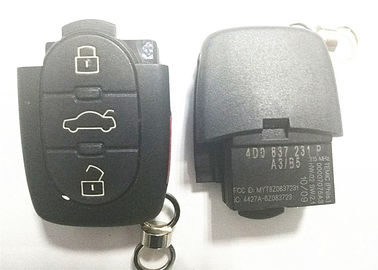 comprar El llavero auto negro/la llave remota MYT8Z0837231 3+1 de Audi abotona calidad del OEM Fabricación en línea