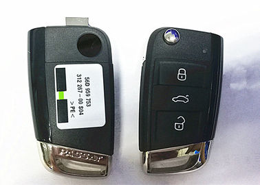 comprar Ennegrezca la llave remota del coche de VW Passat de 3 botones, 56D 959 752 que VW mueve de un tirón la caja del llavero Fabricación en línea