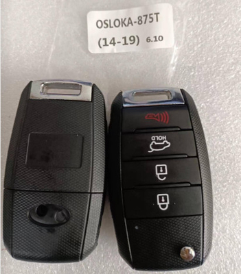 433MHz 3+1 botón 95430-B2100 OSLOKA-875T sin chip llave remota para KIA Soul 2014-2019