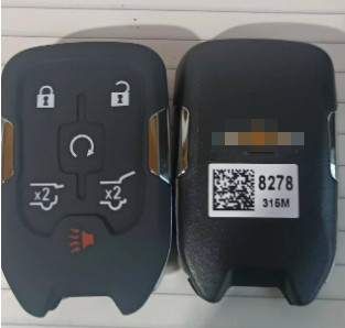 315Mhz 5 + 1 botón 46 chip HYQ1AA 13508278 llave inteligente para el Chevrolet Tahoe Suburban
