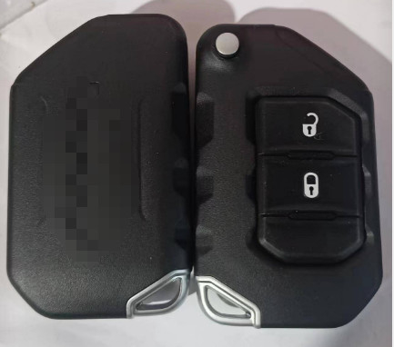 433 MHz 2 botones OHT1130261 4A Chip Keyless Flip Key Para el año 2018-2021 Jeep Wrangler