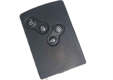 Microprocesador negro PCF7941 del transpondor del botón del llavero 4 del Keyless Entry de Renault Koleos 434 megaciclos