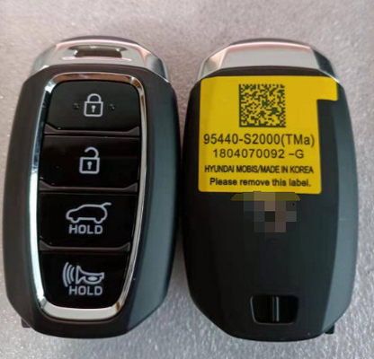 433Mhz 95440-S2000 4 botones 47 Chip TQ8-FOB-4F19 llave inteligente para 2019- Hyundai Santa Fe